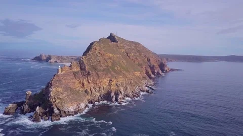 Long shot of Cape of Good Hope Stock Footage 80723900