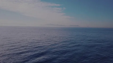 Long shot of land in the distance Stock Footage 80718640
