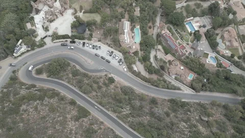 Long shot over Castillo de Colomares Stock Footage 277842449