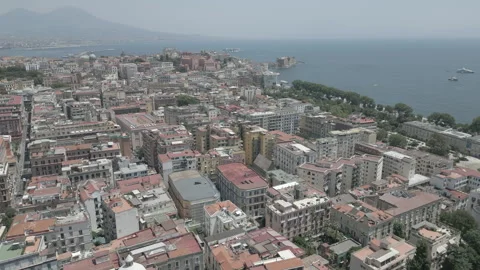Long shot over Naples Stock Footage 312274340