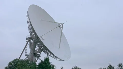 Long shot of the Satellite Array Stock Footage 82286168