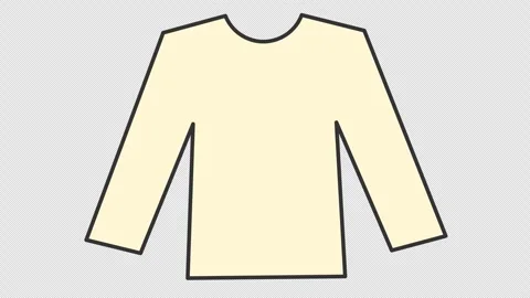 Long sleeve shirt 库存影片 342090386