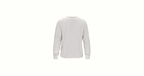 Long sleeve white Stock Footage 292142898