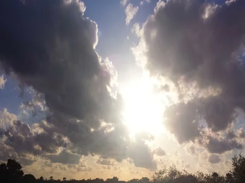 Long, Slow Sunset Time Lapse (2160p 24fps) Video stock 77189933