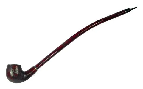 Long Smoking Pipe 库存照片
