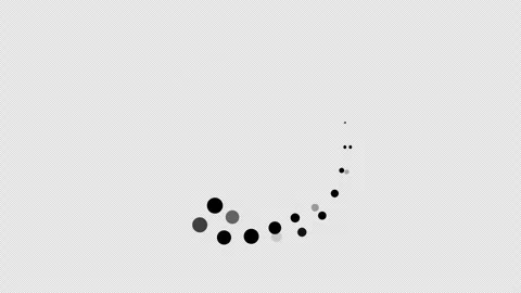 long snack dot rotate animated loading, ... | Stock Video | Pond5