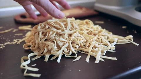 Long solid pasta food Stock Footage 152883264