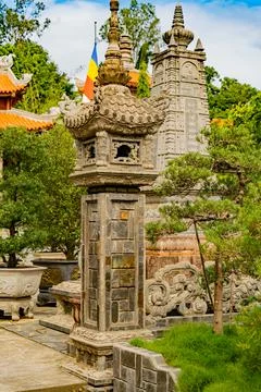Long Son Temple Complex. Foto stock
