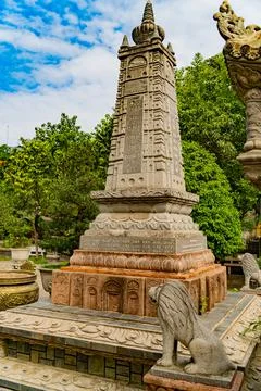 Long Son Temple Complex. Foto stock
