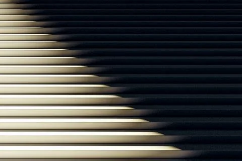 Long stairs up Stock Illustration
