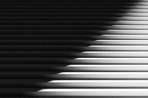 Long stairs up Stock Illustration