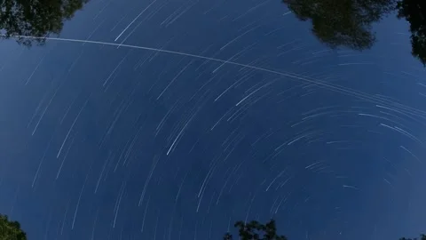 Long Star Trails Stock Footage 249230416
