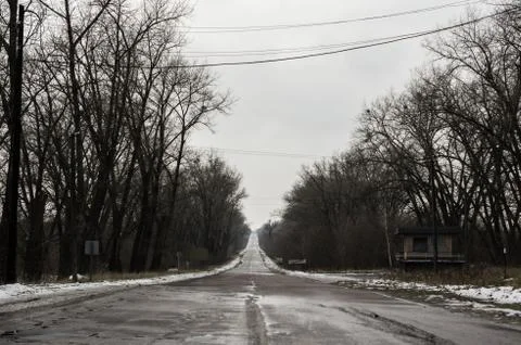 Long straight access Stock Photos