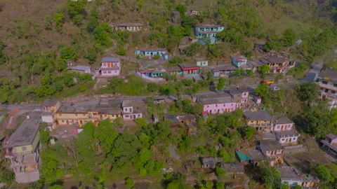 A long stretch in middle of the two town Stock Footage 278348638