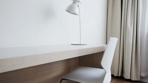 Long table and chair Stock Footage 166139138