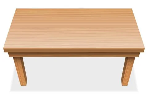 Long Table Wooden Texture Stock Illustration