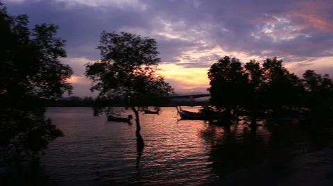 Long tail boat . Stock-Footage 64143871