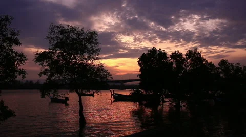 Long tail boat . Stock-Footage 64144450