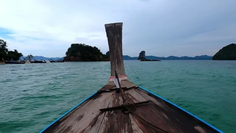 Long-Tail Boat Stock Footage 256639928