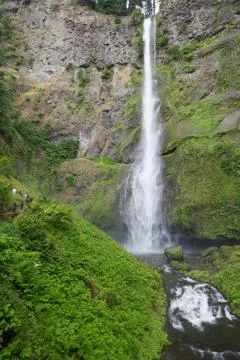 Long thin water fall right Stock Photos