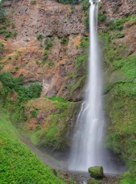 Long thin waterfall Stock Photos