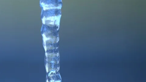 Long tilt down on melting ice Stock Footage 105524326