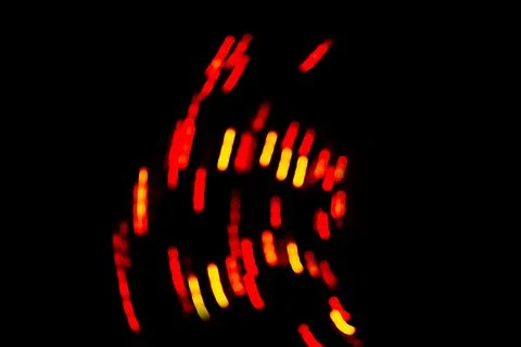Long time exposure motion blur. Fast speedy motion blur background. Stock Photos