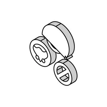 Long time without urination isometric icon vector illustration イラスト素材