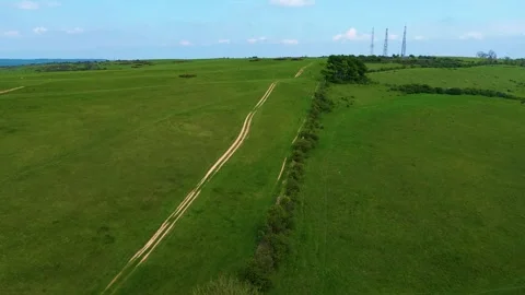 Long track road on a summers day Video stock 275626562