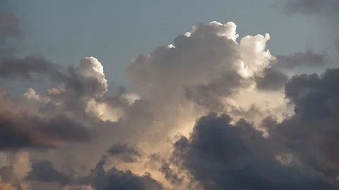 Long tropical weather cloud time-lapse 500% speed Vidéo 137483325