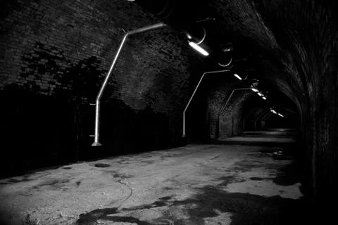 Long tunnel Stock Photos