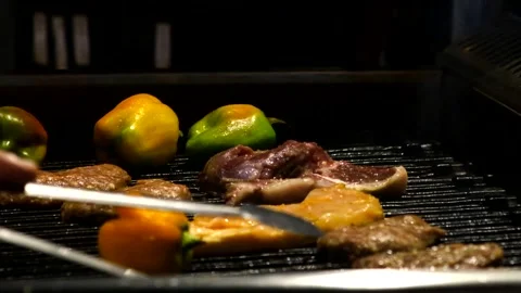 Long Turkish Grill Stock Footage 296759546