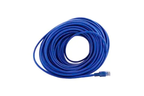 Long utp cable for internet connection 3 Stock Photos