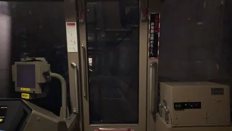 (Long Version) Timelapse Japan Subway Train in Tunnel and Arriving Stations Stock Footage 138238376