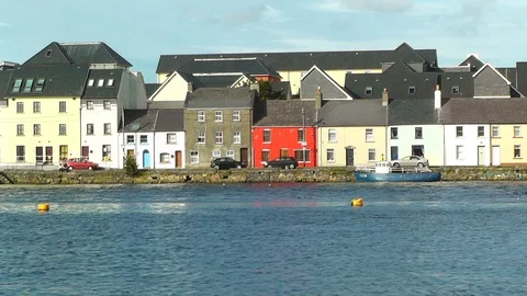The Long Walk in Galway Video stock 89988256