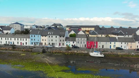 The Long Walk in Galway Stock Footage 115957548