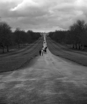 Long walk Stock Photos