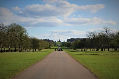 The Long Walk, Windsor Stock Photos