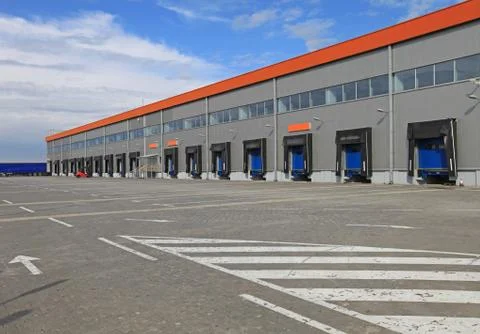 Long Warehouse Loading Stock Photos
