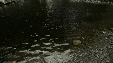 Long Waterfall and Pool Video stock 727478