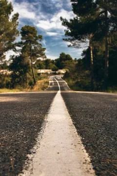 Long way to destination Stock Photos
