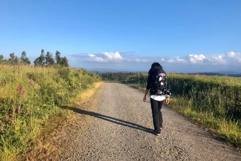 The long way Stock Photos