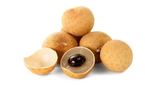 Longan close up Stock Photos