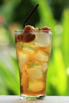 Longan cold water. Stock Photos