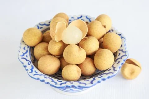 Longan fresh on the background Stock Photos