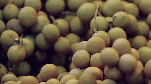 Longan fruit close up Stock Footage 58707757