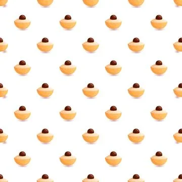 Longan fruit seamless pattern a sweet tropical food Stock Illustration