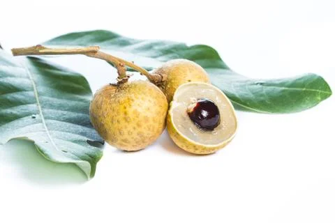 Longan isolated Stock Photos