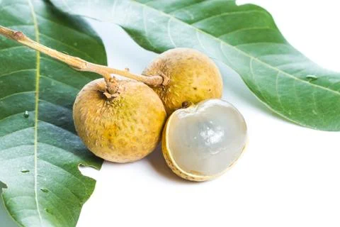 Longan isolated Stock Photos