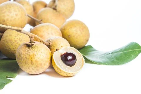 Longan isolated Stock Photos
